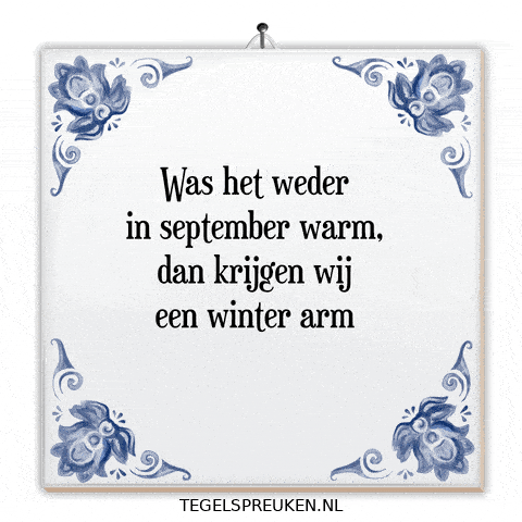 Winter September GIF by Tegelspreuken.nl