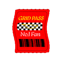 Formula 1 Flag Sticker