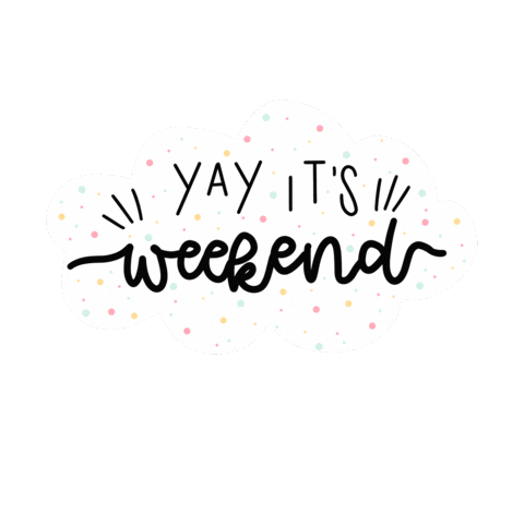 Weekend Doodle Sticker