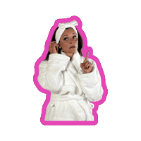 Excuse Me Hold Sticker by Kim Alvarez-Cazzetto (kimac)