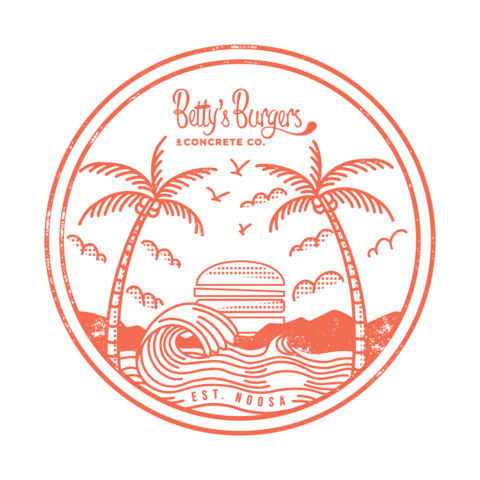 BettysBurgers giphyupload burgers noosa bettys Sticker