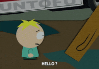 scared butters stotch GIF by South Park 