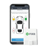 FIXD_automotive car tech cars atlanta Sticker