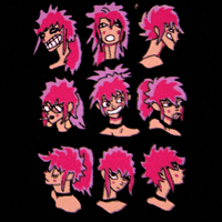 Punk Pink Hair GIF