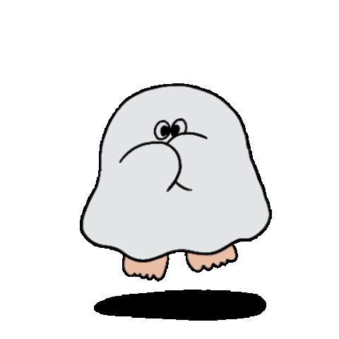 Ghost Gisoshussha Sticker