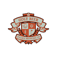 Ebc Golf Beer Sticker by Evans Brewing Co.