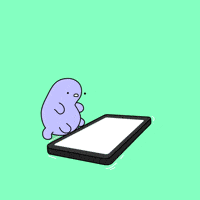 2D Animation No Phone GIF by doodles