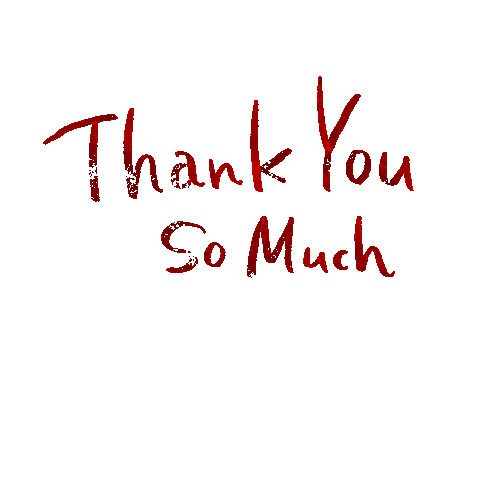 Thanks Thank You Sticker by ASF brush