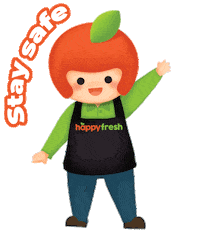 Online Grocery Love Sticker by HappyFresh