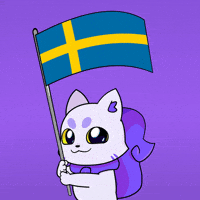 Flag Sweden GIF by Lucky Kat Studios