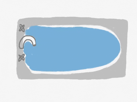 Bath Relaxing GIF by Barbara Pozzi