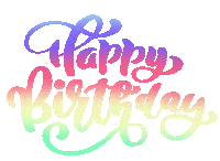 Happy Birthday Sticker