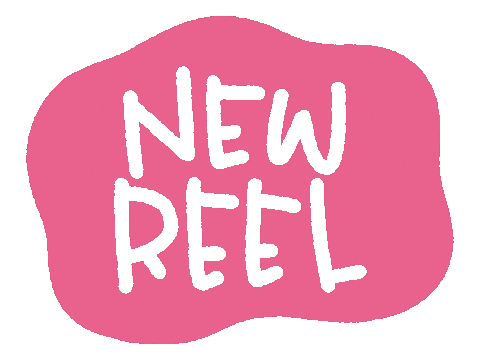 Pink Reel Sticker