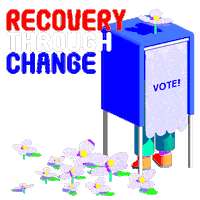 creative-courage action vote america voting Sticker