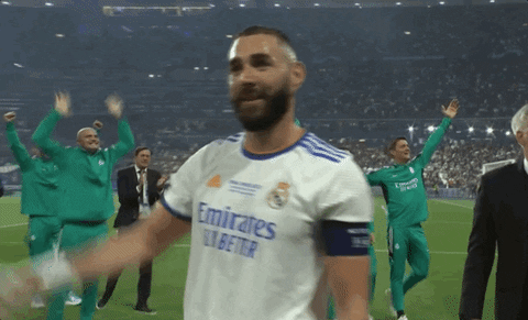 Real Madrid Kiss GIF by UEFA