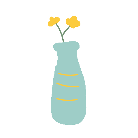 Flower Bottle Sticker