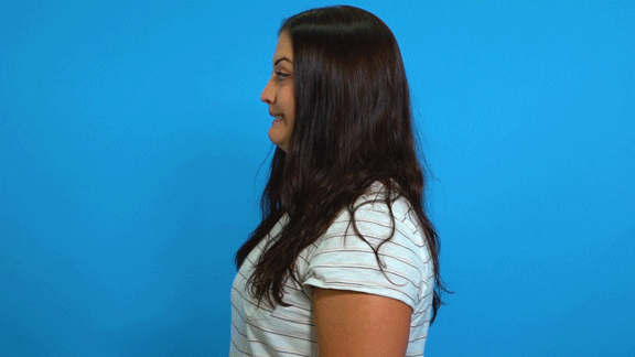 Awkward Fake Smile GIF by StickerGiant