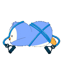 Tired Gym Sticker by Pudgy Penguins