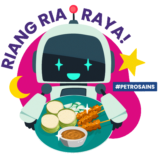 Raya Sticker by Petrosains