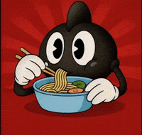Hungry Pasta GIF by Oddsturgeon