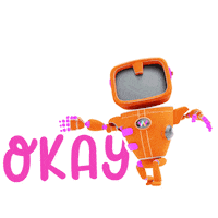 Robot Hello Sticker by Wikolo Super App