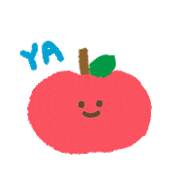 Happy Apple Sticker by ACHTUNG