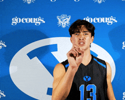 Sport Shut Up GIF by BYU Cougars