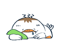 Sleepy Sticker Sticker by Anto