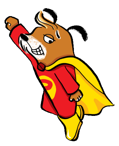 Save The World Dog Sticker by Macmillan Kids