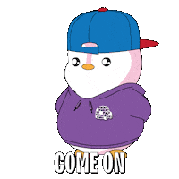 Lets Go Motivation Sticker by Pudgy Penguins
