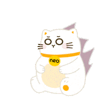 Angry Cat Sticker by Bank Neo Commerce