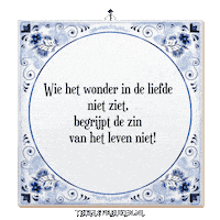 Wonder Hart Sticker by Tegelspreuken.nl