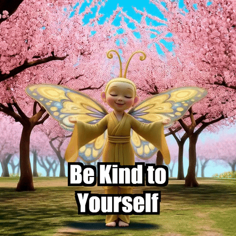 Wisdom Be Kind To Yourself GIF by BuddhaFlyJourney