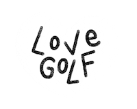 Golf Love Sticker by Catharina Stewart