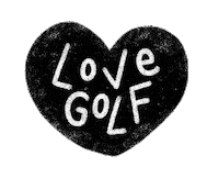 Golf Love Sticker by Catharina Stewart