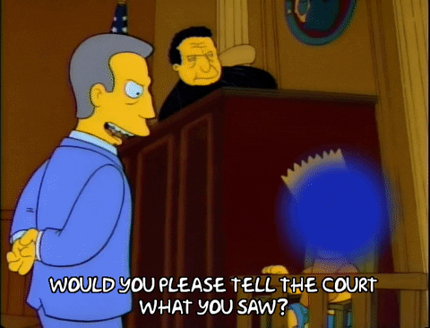 Season 3 Court GIF by The Simpsons