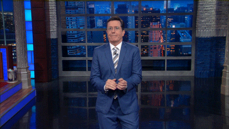 donald trump dancing GIF by The Late Show With Stephen Colbert