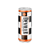 Orange Sticker by Drink Deville
