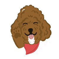 Dog Sticker by Ann of Facedit