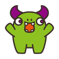 Happy Monster Sticker