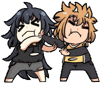 Slap Fight Fighting Sticker by Jin
