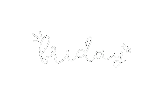 Friday Lettering Sticker