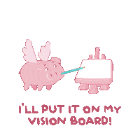 Flying Pig Sticker by PositivelyPigasus