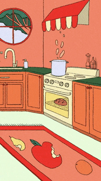 katgmorris relax dream worm dinner GIF