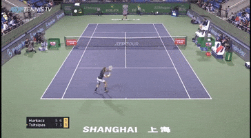 Tsitsipas Drop Volley Winner
