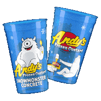 Ice Cream Concrete Sticker by Andy's Frozen Custard