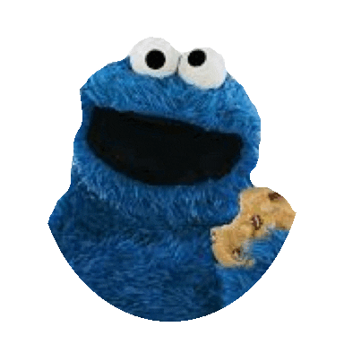 Cookie Monster Sticker by imoji