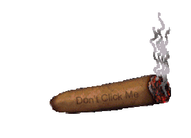Cigar Smoking Sticker