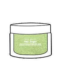Cucumber Body Scrub Sticker by NCLA Beauty