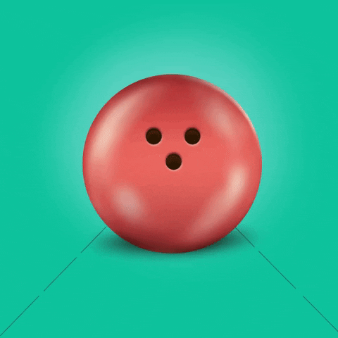 yaronsart giphyupload ball bowling yaronsart GIF